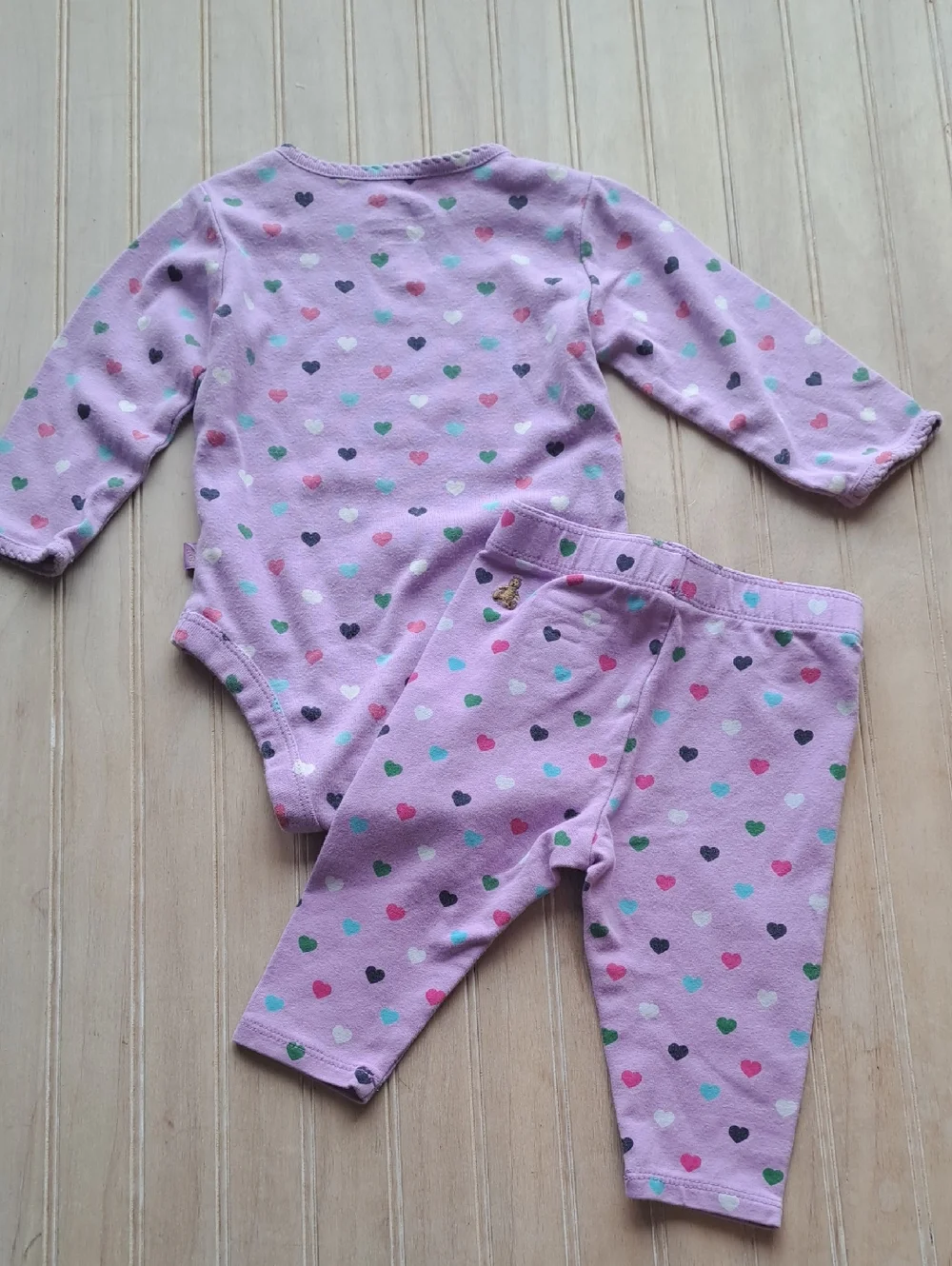 Baby Gap Brannan's Favorites Heart Bodysuit & Leggings Set Infant Comfy Casual